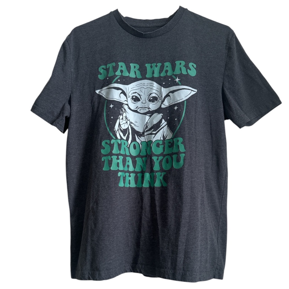 STAR WARS Mandalorian “Stronger Than You Think” T-Shirt Sz L